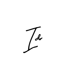You should practise on your own different ways (Arty Signature) to write your name (Idr) in signature. don't let someone else do it for you. Idr signature style 8 images and pictures png