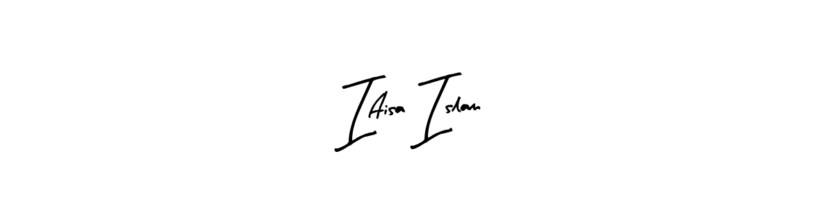 Iftisa Islam stylish signature style. Best Handwritten Sign (Arty Signature) for my name. Handwritten Signature Collection Ideas for my name Iftisa Islam. Iftisa Islam signature style 8 images and pictures png