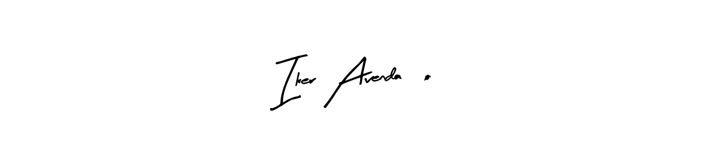 Make a beautiful signature design for name Iker Avendaño. Use this online signature maker to create a handwritten signature for free. Iker Avendaño signature style 8 images and pictures png