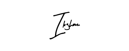Discover the perfect balance of readability and style for Ikgham with Arty Signature font. Create your dream signature today. Ikgham signature style 8 images and pictures png