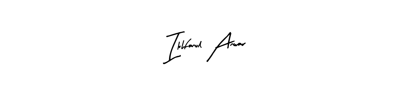 Also we have Ikhfanul Anwar name is the best signature style. Create professional handwritten signature collection using Arty Signature autograph style. Ikhfanul Anwar signature style 8 images and pictures png