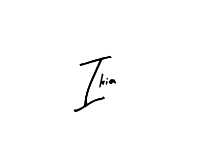 Make a beautiful signature design for name Ikia. With this signature (Arty Signature) style, you can create a handwritten signature for free. Ikia signature style 8 images and pictures png