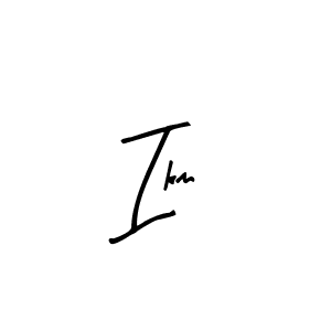 You should practise on your own different ways (Arty Signature) to write your name (Ikm) in signature. don't let someone else do it for you. Ikm signature style 8 images and pictures png