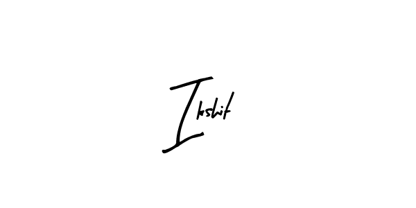 Make a beautiful signature design for name Ikshit. With this signature (Arty Signature) style, you can create a handwritten signature for free. Ikshit signature style 8 images and pictures png