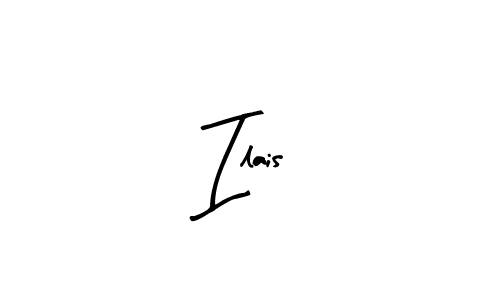 Design your own signature with our free online signature maker. With this signature software, you can create a handwritten (Arty Signature) signature for name Ilais. Ilais signature style 8 images and pictures png