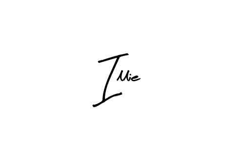 Illie stylish signature style. Best Handwritten Sign (Arty Signature) for my name. Handwritten Signature Collection Ideas for my name Illie. Illie signature style 8 images and pictures png