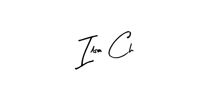 Make a beautiful signature design for name Ilsa Ch. Use this online signature maker to create a handwritten signature for free. Ilsa Ch signature style 8 images and pictures png