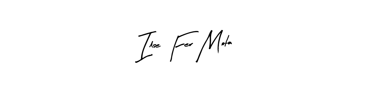 Make a beautiful signature design for name Ilse Fer Mota. With this signature (Arty Signature) style, you can create a handwritten signature for free. Ilse Fer Mota signature style 8 images and pictures png