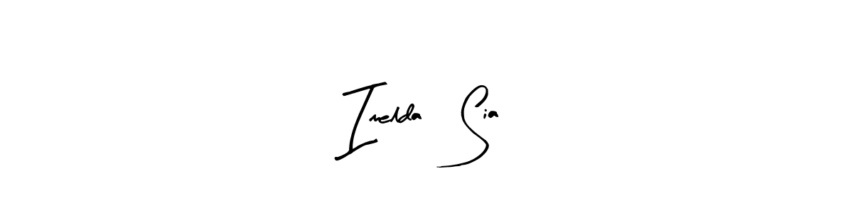 Make a beautiful signature design for name Imelda   Sia. Use this online signature maker to create a handwritten signature for free. Imelda   Sia signature style 8 images and pictures png