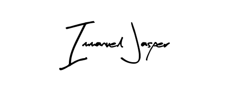The Arty Signature font transforms the name Immanuel Jasper into an executive sign with sharp precision and distinguished character. Immanuel Jasper signature style 8 images and pictures png