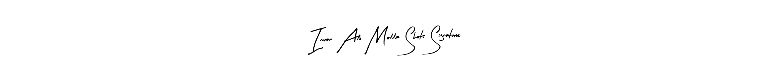 Also You can easily find your signature by using the search form. We will create Imran Ali Molla Shots Signature name handwritten signature images for you free of cost using Arty Signature sign style. Imran Ali Molla Shots Signature signature style 8 images and pictures png