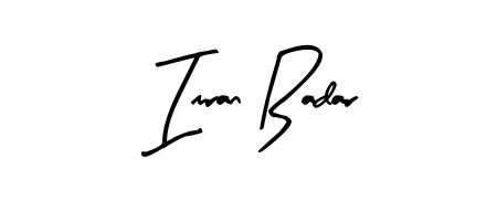 Also we have Imran Badar name is the best signature style. Create professional handwritten signature collection using Arty Signature autograph style. Imran Badar signature style 8 images and pictures png