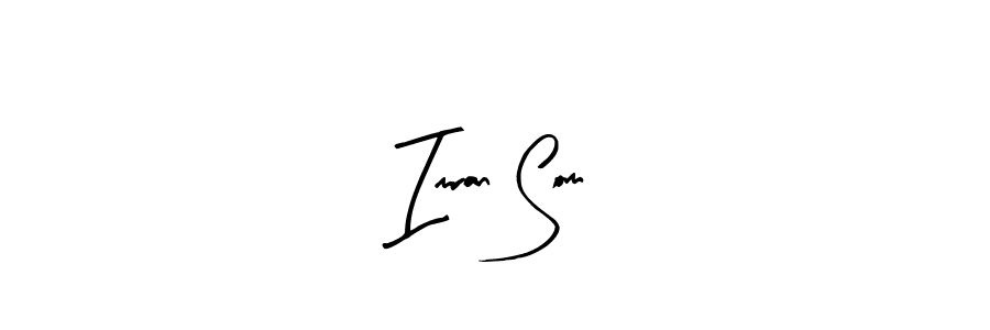 if you are searching for the best signature style for your name Imran Som. so please give up your signature search. here we have designed multiple signature styles  using Arty Signature. Imran Som signature style 8 images and pictures png