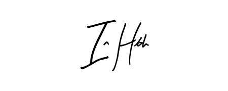 Get inspired by this graceful Arty Signature signature style for name In Hbh. Smooth loops and balanced proportions for everyday use. In Hbh signature style 8 images and pictures png