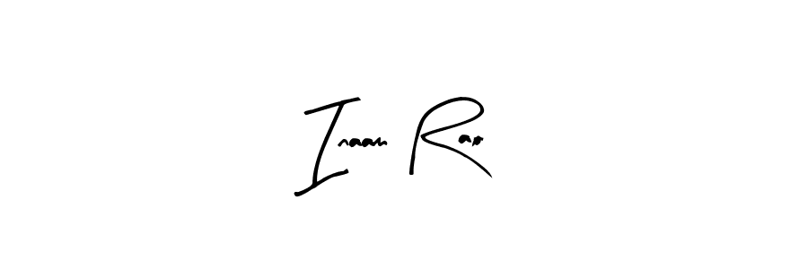 Make a beautiful signature design for name Inaam Rao. Use this online signature maker to create a handwritten signature for free. Inaam Rao signature style 8 images and pictures png