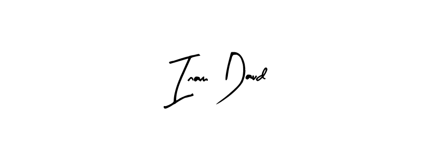 Make a beautiful signature design for name Inam Daud. With this signature (Arty Signature) style, you can create a handwritten signature for free. Inam Daud signature style 8 images and pictures png