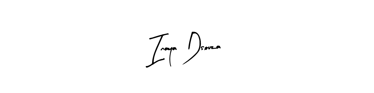 Also we have Inaya Dsouza name is the best signature style. Create professional handwritten signature collection using Arty Signature autograph style. Inaya Dsouza signature style 8 images and pictures png