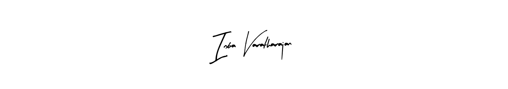 Make a beautiful signature design for name Inba Varatharajan. With this signature (Arty Signature) style, you can create a handwritten signature for free. Inba Varatharajan signature style 8 images and pictures png