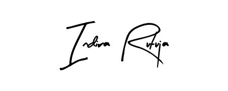 Also we have Indira Rutuja name is the best signature style. Create professional handwritten signature collection using Arty Signature autograph style. Indira Rutuja signature style 8 images and pictures png
