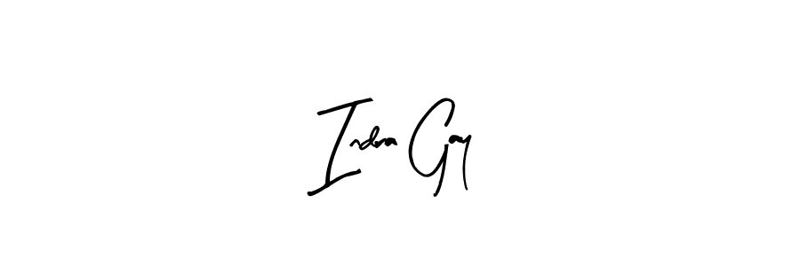 Arty Signature is a professional signature style that is perfect for those who want to add a touch of class to their signature. It is also a great choice for those who want to make their signature more unique. Get Indra Gay name to fancy signature for free. Indra Gay signature style 8 images and pictures png