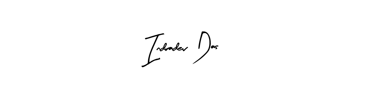 Create a beautiful signature design for name Indradev Das. With this signature (Arty Signature) fonts, you can make a handwritten signature for free. Indradev Das signature style 8 images and pictures png