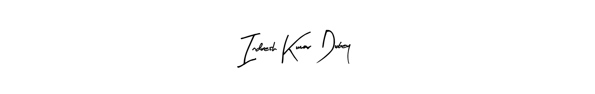 Also we have Indresh Kumar Dubey name is the best signature style. Create professional handwritten signature collection using Arty Signature autograph style. Indresh Kumar Dubey signature style 8 images and pictures png