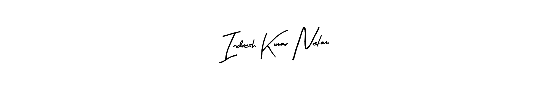 Make a beautiful signature design for name Indresh Kumar Netam. Use this online signature maker to create a handwritten signature for free. Indresh Kumar Netam signature style 8 images and pictures png