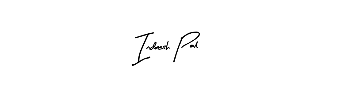 You should practise on your own different ways (Arty Signature) to write your name (Indresh Pal) in signature. don't let someone else do it for you. Indresh Pal signature style 8 images and pictures png