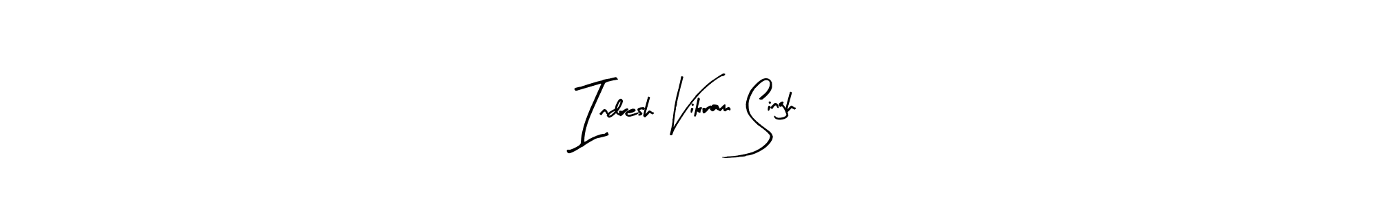 Make a beautiful signature design for name Indresh Vikram Singh. With this signature (Arty Signature) style, you can create a handwritten signature for free. Indresh Vikram Singh signature style 8 images and pictures png