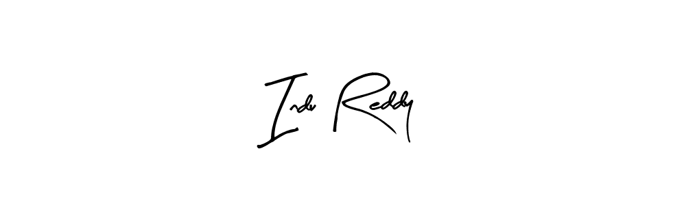 The best way (Arty Signature) to make a short signature is to pick only two or three words in your name. The name Indu Reddy include a total of six letters. For converting this name. Indu Reddy signature style 8 images and pictures png