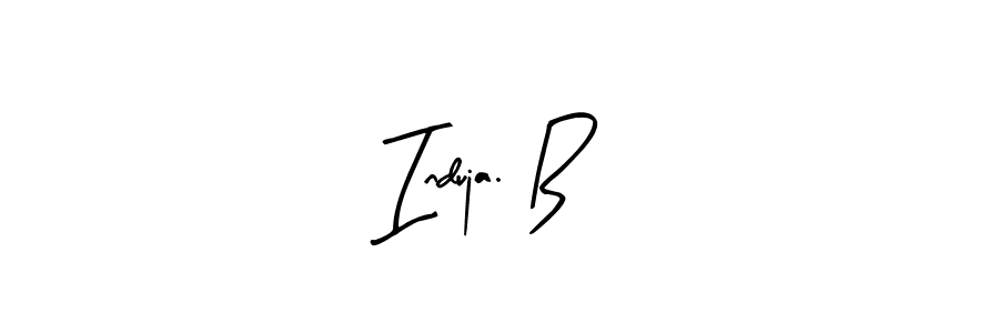 How to Draw Induja. B signature style? Arty Signature is a latest design signature styles for name Induja. B. Induja. B signature style 8 images and pictures png