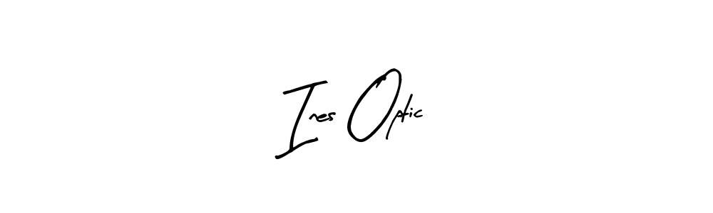Best and Professional Signature Style for Ines Optic. Arty Signature Best Signature Style Collection. Ines Optic signature style 8 images and pictures png