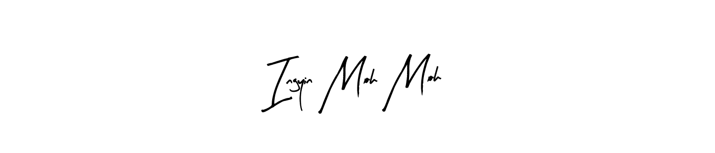Create a beautiful signature design for name Ingyin Moh Moh. With this signature (Arty Signature) fonts, you can make a handwritten signature for free. Ingyin Moh Moh signature style 8 images and pictures png