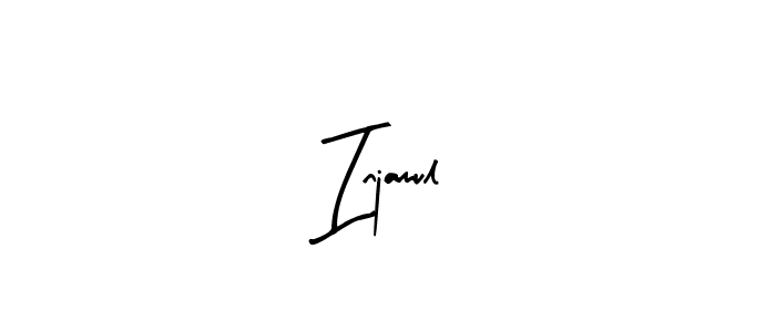 Injamul stylish signature style. Best Handwritten Sign (Arty Signature) for my name. Handwritten Signature Collection Ideas for my name Injamul. Injamul signature style 8 images and pictures png