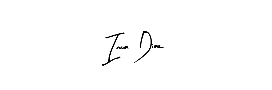 It looks lik you need a new signature style for name Inma Diaz. Design unique handwritten (Arty Signature) signature with our free signature maker in just a few clicks. Inma Diaz signature style 8 images and pictures png