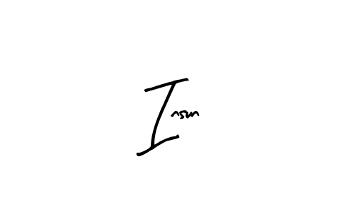 How to make Insun signature? Arty Signature is a professional autograph style. Create handwritten signature for Insun name. Insun signature style 8 images and pictures png