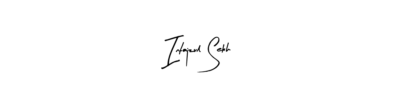 Intajzul Sekh stylish signature style. Best Handwritten Sign (Arty Signature) for my name. Handwritten Signature Collection Ideas for my name Intajzul Sekh. Intajzul Sekh signature style 8 images and pictures png