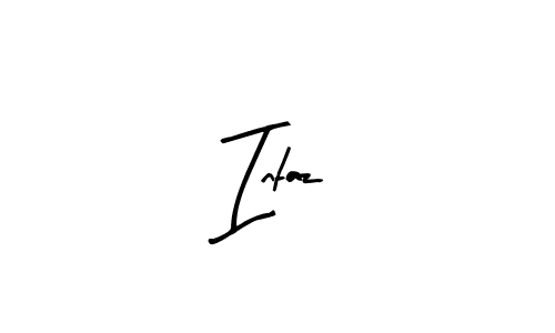 Intaz stylish signature style. Best Handwritten Sign (Arty Signature) for my name. Handwritten Signature Collection Ideas for my name Intaz. Intaz signature style 8 images and pictures png