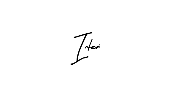 The best way (Arty Signature) to make a short signature is to pick only two or three words in your name. The name Interi include a total of six letters. For converting this name. Interi signature style 8 images and pictures png