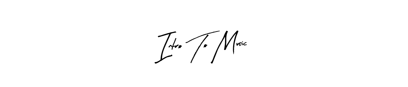How to Draw Intro To Music signature style? Arty Signature is a latest design signature styles for name Intro To Music. Intro To Music signature style 8 images and pictures png