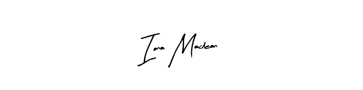 Iona Maclean stylish signature style. Best Handwritten Sign (Arty Signature) for my name. Handwritten Signature Collection Ideas for my name Iona Maclean. Iona Maclean signature style 8 images and pictures png