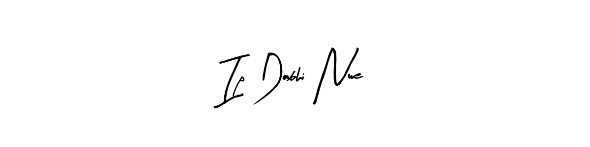 Also You can easily find your signature by using the search form. We will create Ip Dabhi Nwe name handwritten signature images for you free of cost using Arty Signature sign style. Ip Dabhi Nwe signature style 8 images and pictures png