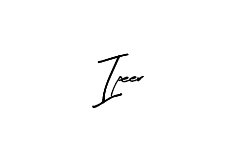 Similarly Arty Signature is the best handwritten signature design. Signature creator online .You can use it as an online autograph creator for name Ipeer. Ipeer signature style 8 images and pictures png