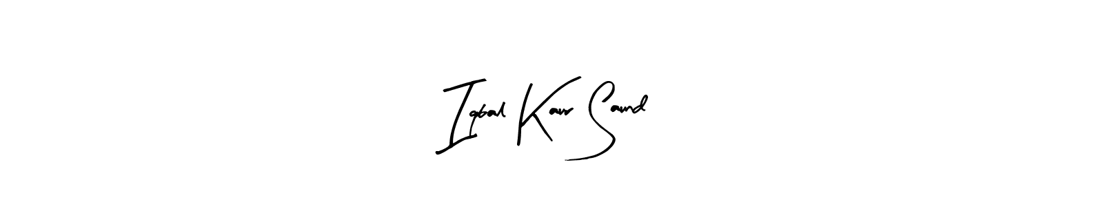 Iqbal Kaur Saund stylish signature style. Best Handwritten Sign (Arty Signature) for my name. Handwritten Signature Collection Ideas for my name Iqbal Kaur Saund. Iqbal Kaur Saund signature style 8 images and pictures png