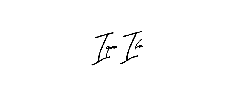 Design your own signature with our free online signature maker. With this signature software, you can create a handwritten (Arty Signature) signature for name Iqra Ifa. Iqra Ifa signature style 8 images and pictures png