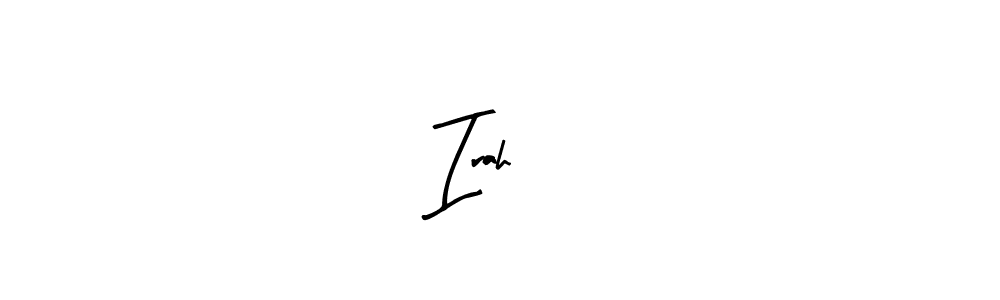 Similarly Arty Signature is the best handwritten signature design. Signature creator online .You can use it as an online autograph creator for name Irah♡︎. Irah♡︎ signature style 8 images and pictures png