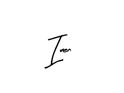 Design your own signature with our free online signature maker. With this signature software, you can create a handwritten (Arty Signature) signature for name Iren. Iren signature style 8 images and pictures png