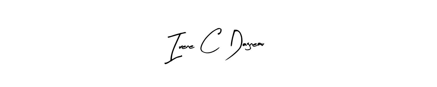 Arty Signature is a professional signature style that is perfect for those who want to add a touch of class to their signature. It is also a great choice for those who want to make their signature more unique. Get Irene C Dagneau name to fancy signature for free. Irene C Dagneau signature style 8 images and pictures png
