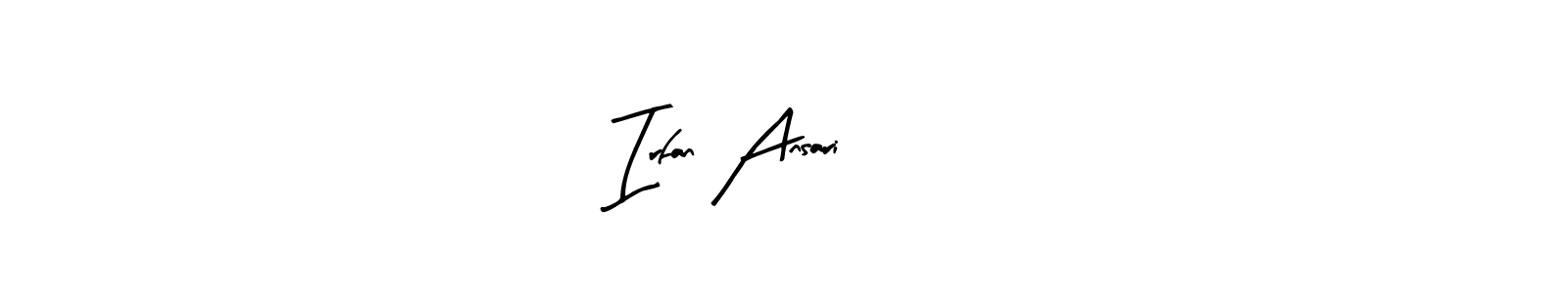 Create a beautiful signature design for name Irfan Ansari 786. With this signature (Arty Signature) fonts, you can make a handwritten signature for free. Irfan Ansari 786 signature style 8 images and pictures png