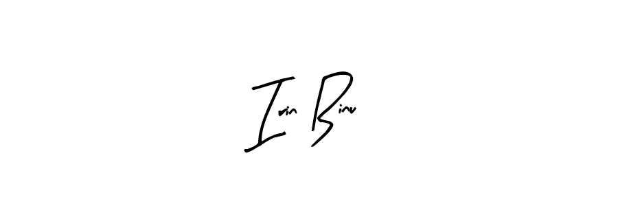 Also we have Irin Binu name is the best signature style. Create professional handwritten signature collection using Arty Signature autograph style. Irin Binu signature style 8 images and pictures png